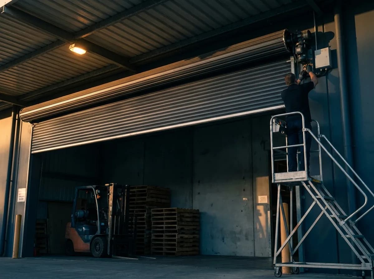Commercial Roller Shutters & Doors in Perth — Plant with a duty cycle, not a building fitting that either works or doesn't.