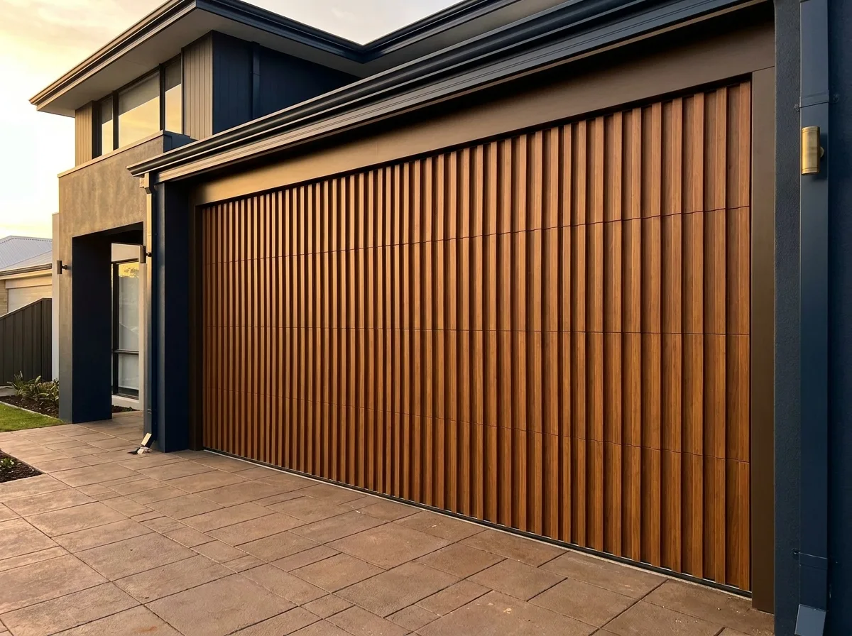 Custom & Designer Garage Doors in Perth — When the door is part of the architecture rather than a hole in a wall.